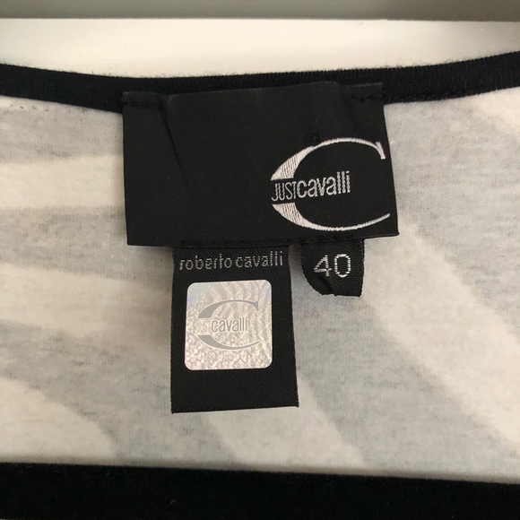 SOLD Just Cavalli zebra body con dress - Picture 2 of 4